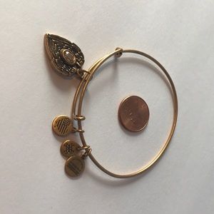 Alex and ani angle wing charm braclet